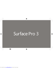 surface pro 3 user guide