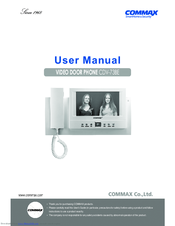 Commax CDV-73BE User Manual