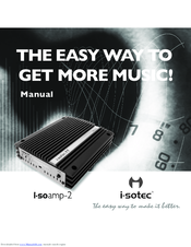 I-Sotec i-soamp-2 Manual