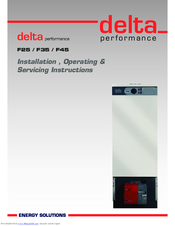 Delta Performance F25 Installation, Operating & Servicing Instructions