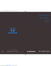 Honda 2011 ACCORD SEDAN Technology Reference Manual