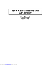 2SAN ADR-7616SW User Manual