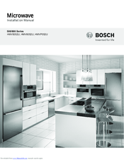 Bosch HMVP052U Installation Manual
