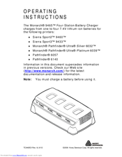 Monarch Pathfinder Ultra Platinum 6039 Operating Instructions