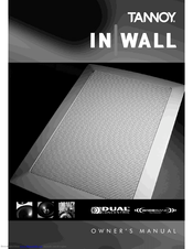 Tannoy in wall Owner's Manual