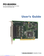 Measurement Computing PCI-QUAD04 User Manual