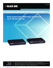 Black Box ServSwitch ACU2500A User Manual
