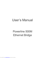 Powerline 500M User Manual