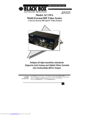 Black Box AC139A User Manual