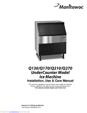 Manitowoc Q210 series Manuals | ManualsLib