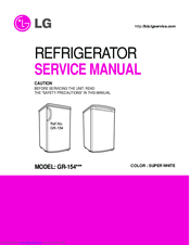 LG GR-154 series Service Manual