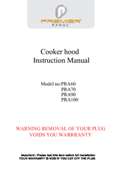 Premier PRA70 Instruction Manual
