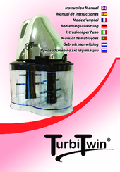 Turbitwin dual-power food processor Instruction Manual