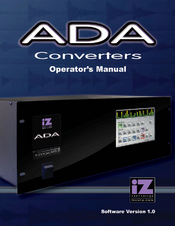 iZ Technology ADA Operator's Manual