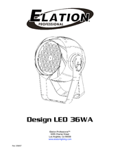 Elation Design LED 36WA Manual