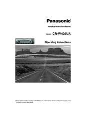 Panasonic CR-W402UA Operating Instructions Manual