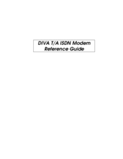 Eicon Technology Diva T/A Reference Manual