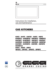 GIGA OP2FZ Instructions For Installation, Use And Maintenance Manual