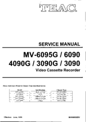 Teac MV-3090G Service Manual