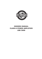 US Blaster USB 3000 Owner's Manual