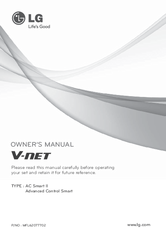 LG V-Net AC Smart II Owner's Manual