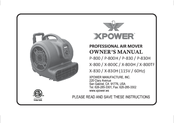 XPower X-800TF Owner's Manual