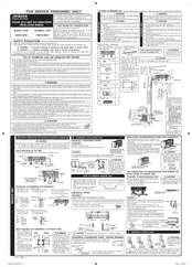 Hitachi RAS-X18CD Installation Manual