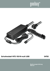Goobay NTS 150 W multi USB Manual