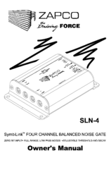 zapco SymbiLink SLN-4 Owner's Manual