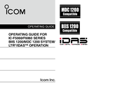 ICOM IC-F6063 Operating Manual