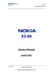 Nokia X5-00 Service Manual