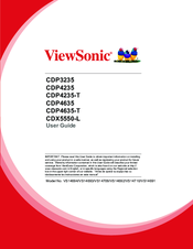 ViewSonic CDP3235 User Manual