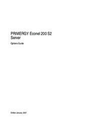 Fujitsu PRIMERGY Econel 200 S2 Options Manual