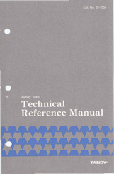Tandy 1000 MS-DOS Technical Reference Manual