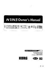 Korg N5 Owner's Manual