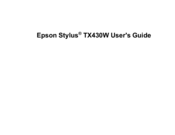 Epson Stylus TX430W User Manual
