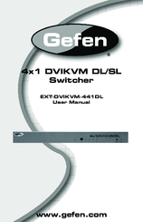 Gefen EXT-DVIKVM-441DL User Manual