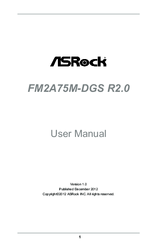 ASRock FM2A75M-DGS R2.0 User Manual