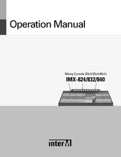 Inter-m IMX-824 Operation Manual