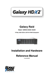 Rorke Data Galaxy HDX2-2430S-16U4D Installation And Hardware Reference Manual