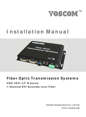 Voscom VOS-1DVI-LT Series Installation Manual