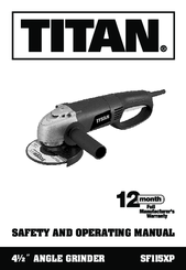 Titan SF115XP Safety And Operating Manual