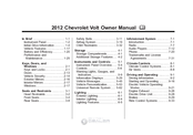 Chevrolet VOLT 2012 Owner's Manual