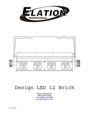 Elation Design LED 12 Brick II Manual