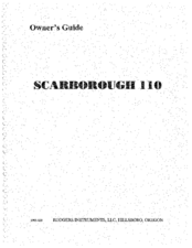 Rodgers Scarborough 110 Owner's Manual