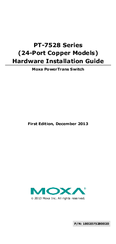 Moxa Technologies PowerTransPT-7528 Series Hardware Installation Manual