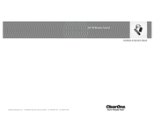 ClearOne AP IR Remote Control Installation & Operation Manual