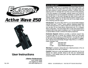 Elation Active Wave 250 User Instructions