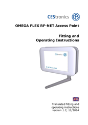 CEStronics Omega Flex RF-NET Fitting And Operating Instructions