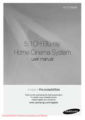 Samsung HT-C7550W User Manual